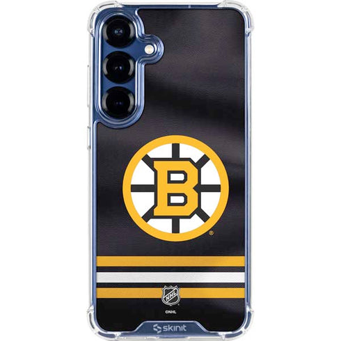 NHL Boston Bruins Home Jersey Galaxy S25 Clear Case